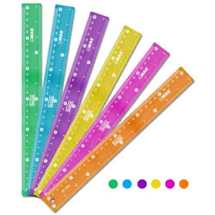 MAE - REGLA METÁLICA FLEXIBLE MAE 30 CMS VARIOS COLORES