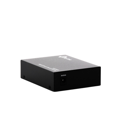 TP-LINK - Convertidor Fibra Óptica Monomodo / 1 Puerto RJ45 10/100/1000 Mbps / Puerto Fibra Óptica SC 1000 Mbps / Hasta 20 Km / Plug and Play