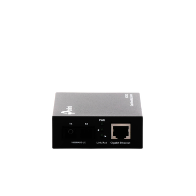 TP-LINK - Convertidor Fibra Óptica Monomodo / 1 Puerto RJ45 10/100/1000 Mbps / Puerto Fibra Óptica SC 1000 Mbps / Hasta 20 Km / Plug and Play
