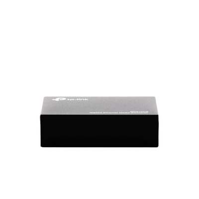 TP-LINK - Convertidor Fibra Óptica Monomodo / 1 Puerto RJ45 10/100/1000 Mbps / Puerto Fibra Óptica SC 1000 Mbps / Hasta 20 Km / Plug and Play