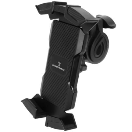 PERFECT CHOICE - Soporte Perfect Choice para Smartphone Motocicleta o Bicicleta con Bloqueo de Seguridad Rotación 360