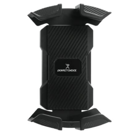 PERFECT CHOICE - Soporte Perfect Choice para Smartphone Motocicleta o Bicicleta con Bloqueo de Seguridad Rotación 360