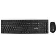 PERFECT CHOICE - Kit de Teclado y Mouse Perfect Choice Dust Inalámbrico USB Silencioso y Antiderrames Color Negro