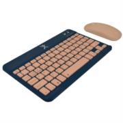 PERFECT CHOICE - KIT TECLADO Y MOUSE PERFECT CHOICE COMPACTO BLUETOOTH 2 EN 1 GENOVA - AZUL