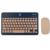 PERFECT CHOICE - KIT TECLADO Y MOUSE PERFECT CHOICE COMPACTO BLUETOOTH 2 EN 1 GENOVA - AZUL