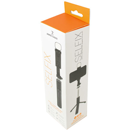 PERFECT CHOICE - BASTON TRIPIE PLEGABLE PERFECT CHOICE CON LUZ LED (SELFIE STICK) SELFIX