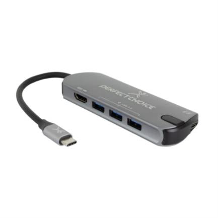 PERFECT CHOICE - Hub Perfect Choice USB Tipo C