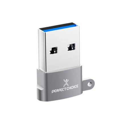 PERFECT CHOICE - Adaptador Perfect Choice USB Tipo A a USB Tipo C
