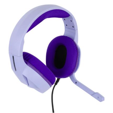 PERFECT CHOICE - Diadema Vortred Axolotl Gamer Alámbrica RGB 3.5mm Color Morado