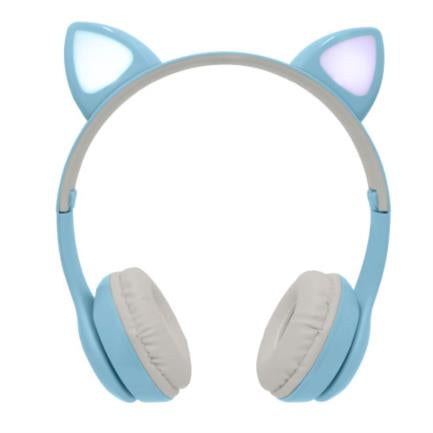 PERFECT CHOICE - Diadema Perfect Choice Catto Inalámbrica con Luz para Niños Color Azul
