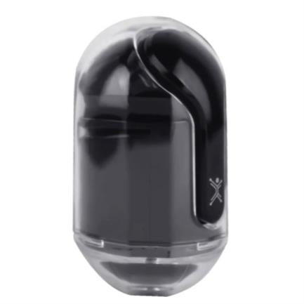 PERFECT CHOICE - Audífonos Inalámbricos Perfect Choice TWS Estuche Transparente ClearBeat con Indicador de Carga Color Negro