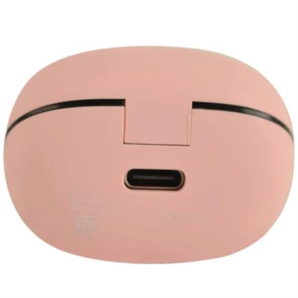 PERFECT CHOICE - Audífonos Inalámbricos Perfect Choice TWS Mini Tiny Beats con Indicador de Carga Color Rosa