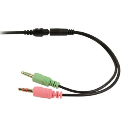 PERFECT CHOICE - Diadema Alámbrica Perfect Choice Stream Pro Cable 1.8m Micrófono Omnidireccional 3.5mm Color Negro