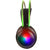 PERFECT CHOICE - Diadema Gamer Perfect Choice Transparente RGB Helumo ANC 1.8m Alámbrico 3.5mm PVC