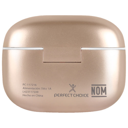 PERFECT CHOICE - AUDIFONOS PERFECT CHOICE TWS ANC+ENC INTUNE- BEIGE/BLANCO