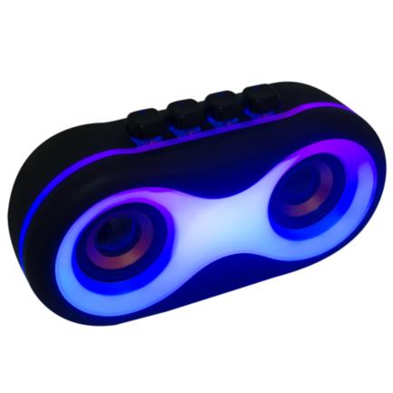 PERFECT CHOICE - Bocina Perfect Choice Owty LED RGB con Teclas Mecánicas Color Negro