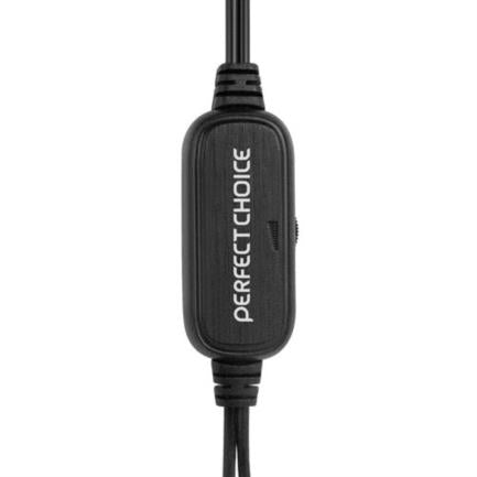PERFECT CHOICE - Bocina para Computadora Mosso Perfect Choice Sonido Estéreo 2.0 Conector USB Negro