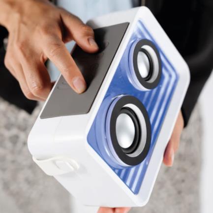 PERFECT CHOICE - Bocina Portátil Loopstar Perfect Choice Bluetooth Recargable 15W Blanco