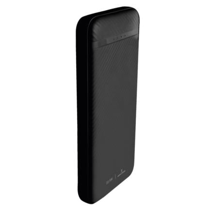 PERFECT CHOICE - Power Bank PERFECT CHOICE Carga Rápida 22.5W con Cable Tipo C Bolt Negro