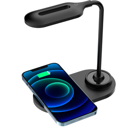 PERFECT CHOICE - CARGADOR INALAMBRICO PERFECT CHOICE CON LAMPARA LED  DAYLIGHT
