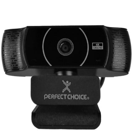 PERFECT CHOICE - Cámara Web Perfect Choice USB 4K reales con 8 MPX autofocus Color Negro