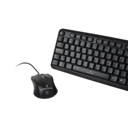 PERFECT CHOICE - Kit Teclado y Mouse Perfect Choice Alámbrico USB Resistentes a Derrames