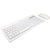 PERFECT CHOICE - Kit Perfect Choice Teclado+Ratón 2.4Ghz+Bluetooth Recargable USB-C/USB-A Zebrary Blanco