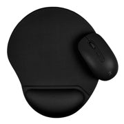 PERFECT CHOICE - Kit Perfect Choice Mouse Inalámbrico Ergonómico 1600 dpi y Mousepad Bonet Color Negro