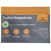 PERFECT CHOICE - Toallas Limpiadoras Perfect Choice 20x17 cm para Pantallas (TVs-Monitores)
