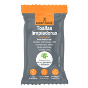 PERFECT CHOICE - Toallas Limpiadoras Perfect Choice 19x17 cm para Celulares y Tablet