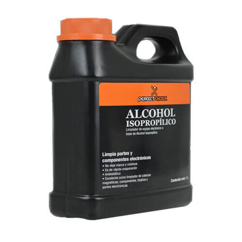 PERFECT CHOICE - Alcohol Isopropílico Perfect Choice para Limpieza de Equipo Electrónico 1 Litro