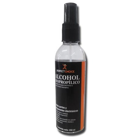 PERFECT CHOICE - Limpiador de Alcohol Perfect Choice Isopropílico para Componentes Electrónicos 250ml