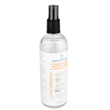 PERFECT CHOICE - Alcohol Isopropílico Perfect Choice para Limpieza de Equipo Electrónico 400 ml