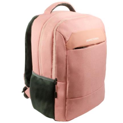PERFECT CHOICE - Mochila Perfect Choice Fearless para Laptop 15.6" Color Rosa Gold