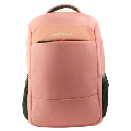 PERFECT CHOICE - Mochila Perfect Choice Fearless para Laptop 15.6" Color Rosa Gold