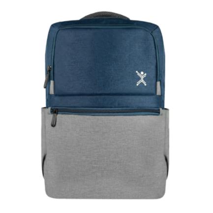 PERFECT CHOICE - MOCHILA PARA LAPTOP 15.6" SUNSET - AZUL CON GRIS.