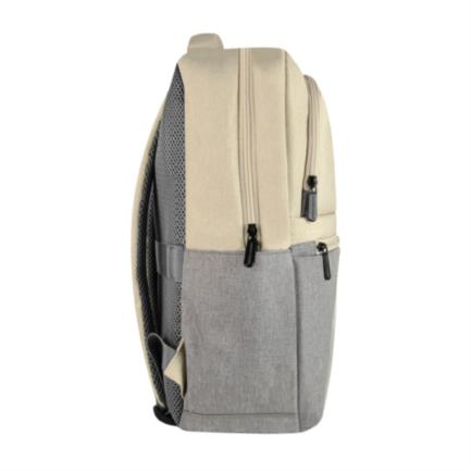 PERFECT CHOICE - MOCHILA PARA LAPTOP 15.6" SUNSET - TAUPE CON GRIS.