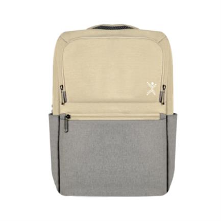 PERFECT CHOICE - MOCHILA PARA LAPTOP 15.6" SUNSET - TAUPE CON GRIS.