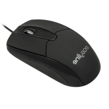 PERFECT CHOICE - Mouse Easy Line Óptico Alámbrico USB 1000dpi Color Negro