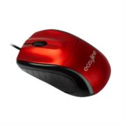 PERFECT CHOICE - Mouse Easy Line Óptico Alámbrico USB 1200dpi Color Rojo