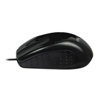 PERFECT CHOICE - Mouse Easy Line Óptico Alámbrico USB 1200dpi Color Negro