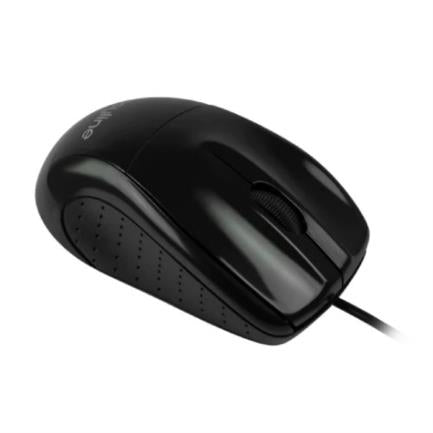 PERFECT CHOICE - Mouse Easy Line Óptico Alámbrico USB 1200dpi Color Negro