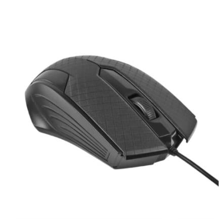 PERFECT CHOICE - Mouse Easy Line Óptico Alámbrico USB 1200dpi Color Negro