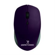 PERFECT CHOICE - Mouse Perfect Choice Root Pro Inalámbrico 1600dpi Color Morado