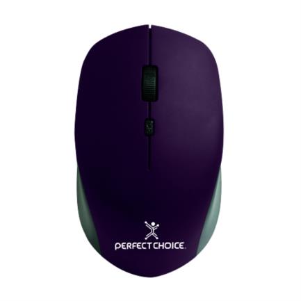 PERFECT CHOICE - Mouse Perfect Choice Root Pro Inalámbrico 1600dpi Color Morado