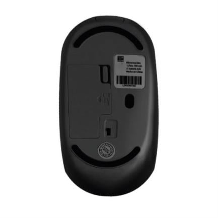 PERFECT CHOICE - Mouse Inalámbrico Perfect Choice Whisper 2.4 GHz Conector Dual USB C/A Alcance 10m Color Negro