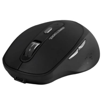 PERFECT CHOICE - Mouse Perfect Choice Clix Inalámbrico Batería Recargable 6 Botones hasta 1600 DPI Color Negro