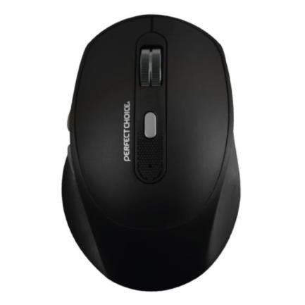 PERFECT CHOICE - Mouse Perfect Choice Clix Inalámbrico Batería Recargable 6 Botones hasta 1600 DPI Color Negro
