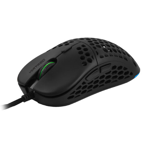 PERFECT CHOICE - Ratón Gamer Perfect Choice Ultraligero 6 Velocidades Alámbrico 1.8m RGB