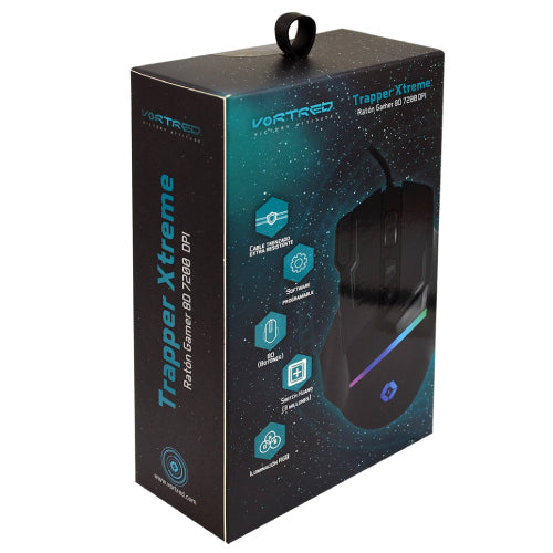 PERFECT CHOICE - MOUSE PERFECT CHOICE GAMER 8D 7200 DPI  TRAPPER XTREME